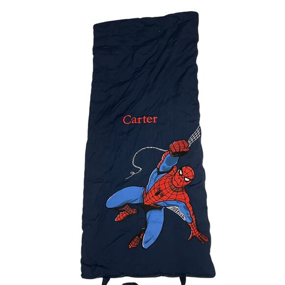 Potter Barn Kids Marvel Spider Man Sleeping Bag "Carter" - Picture 1 of 7